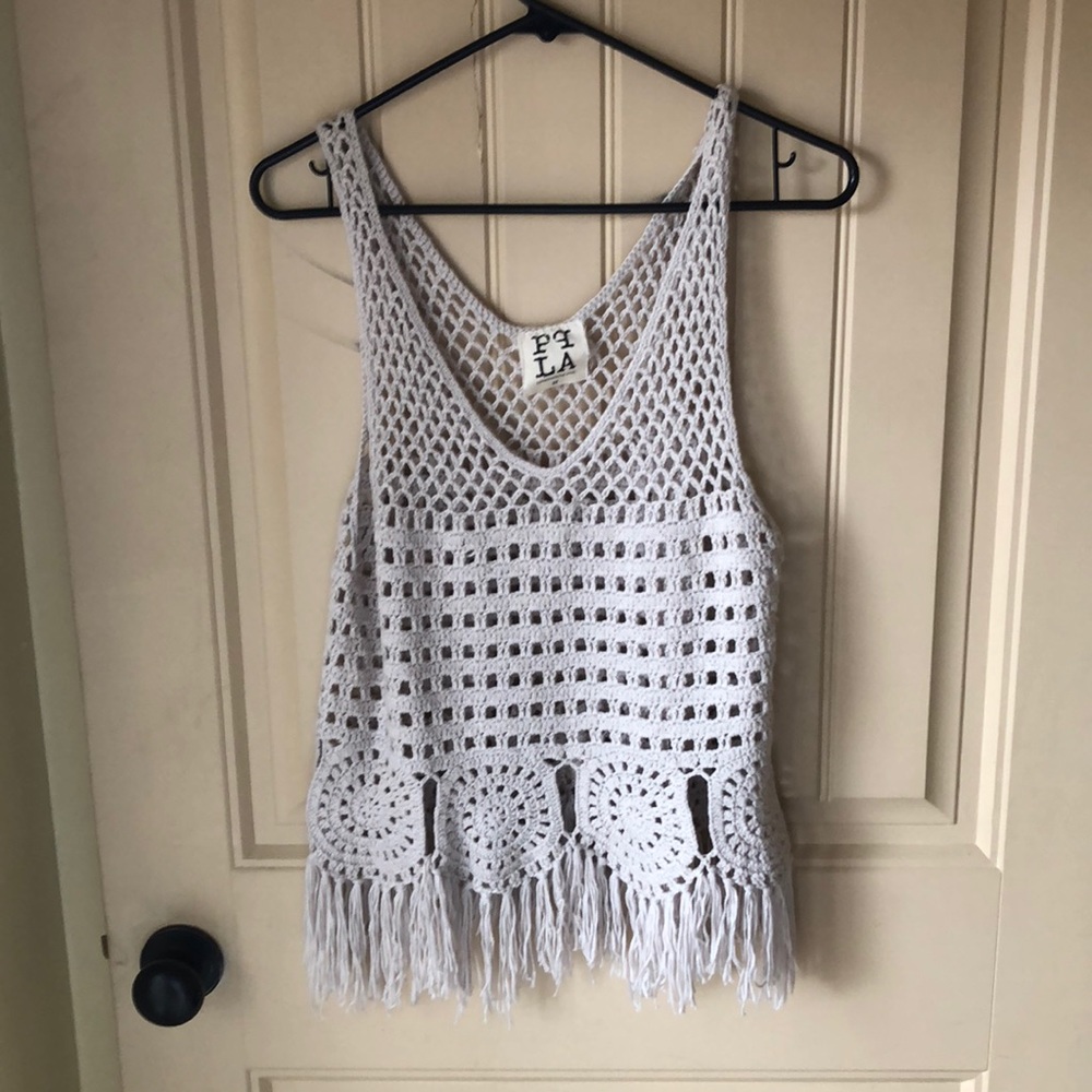 Crochet top.